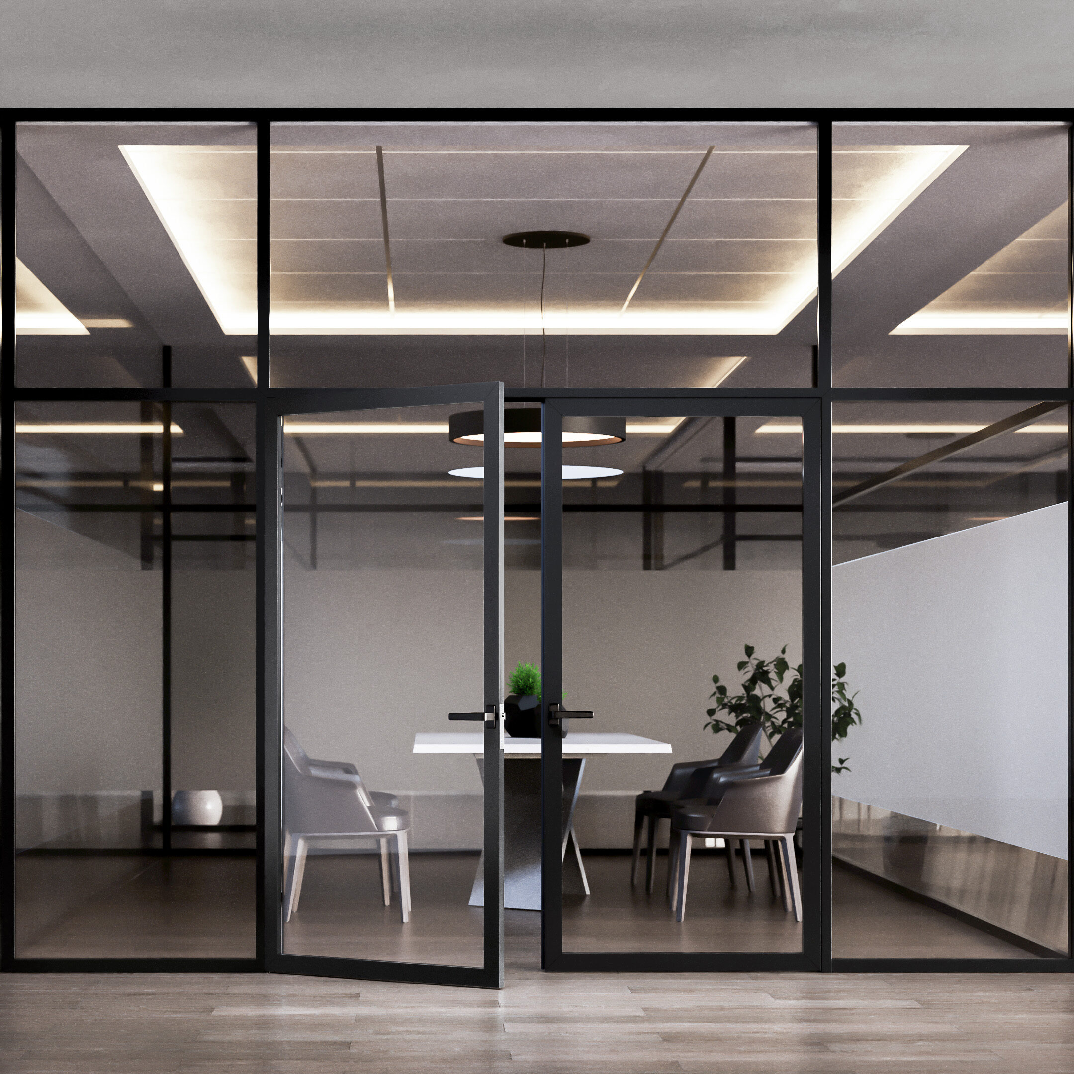 AluSteele Gallery Interior Doors Loft Indoor